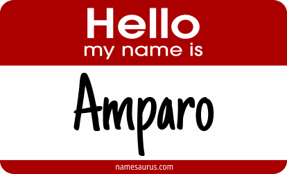 Hello my name is Amparo png download