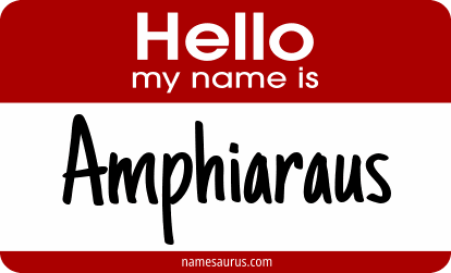 Hello my name is Amphiaraus png download