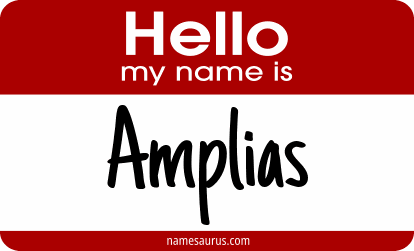 Hello my name is Amplias png download
