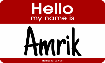 Hello my name is Amrik png download
