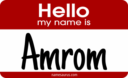 Hello my name is Amrom png download