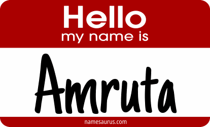 Hello my name is Amruta png download
