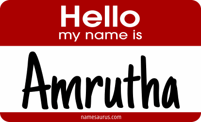 Hello my name is Amrutha png download