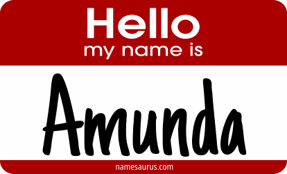 Hello my name is Amunda png download