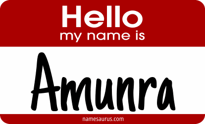 Hello my name is Amunra png download