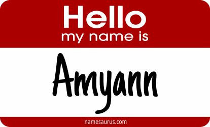 Hello my name is Amyann png download