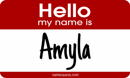 Hello my name is Amyla png download
