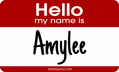Hello my name is Amylee png download