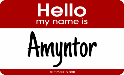 Hello my name is Amyntor png download