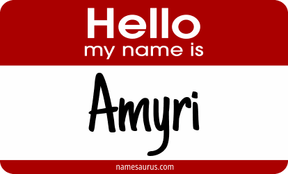 Hello my name is Amyri png download