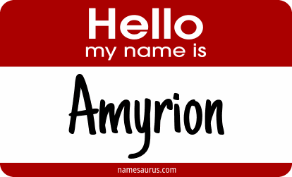 Hello my name is Amyrion png download