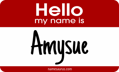 Hello my name is Amysue png download