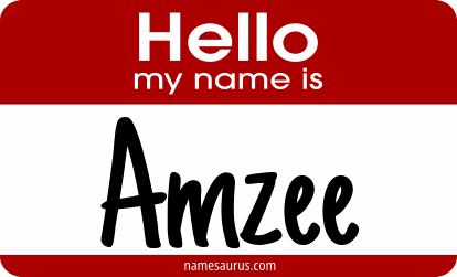 Hello my name is Amzee png download