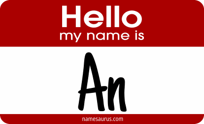 Hello my name is An png download