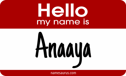 Hello my name is Anaaya png download