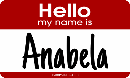 Hello my name is Anabela png download