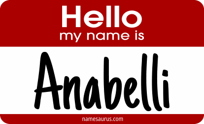 Hello my name is Anabelli png download