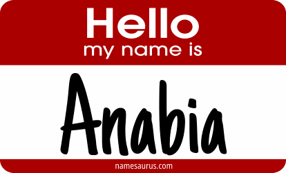 Hello my name is Anabia png download