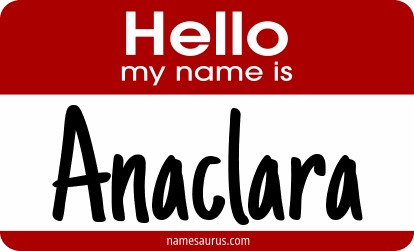 Hello my name is Anaclara png download