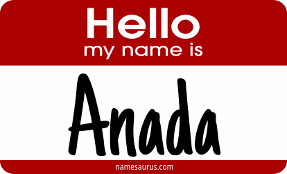 Hello my name is Anada png download