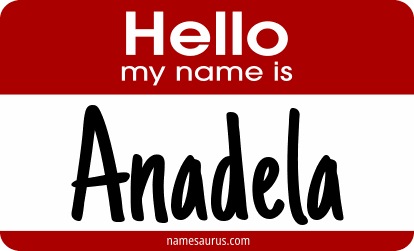 Hello my name is Anadela png download