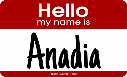 Hello my name is Anadia png download