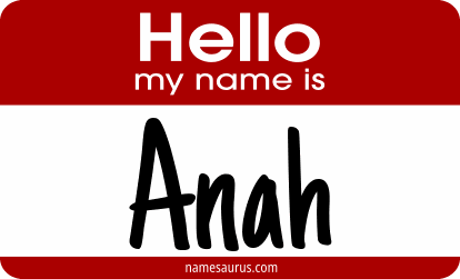 Hello my name is Anah png download