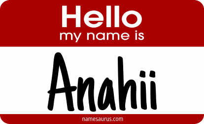 Hello my name is Anahii png download