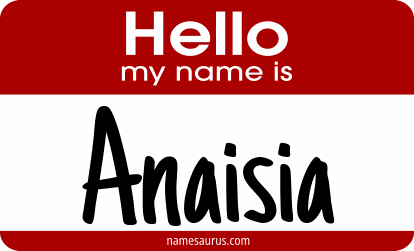 Hello my name is Anaisia png download