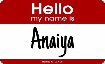 Hello my name is Anaiya png download