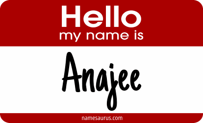 Hello my name is Anajee png download