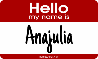 Hello my name is Anajulia png download