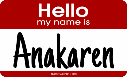 Hello my name is Anakaren png download