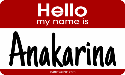 Hello my name is Anakarina png download