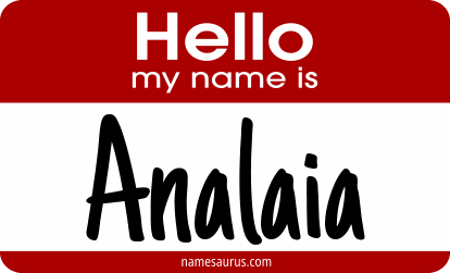 Hello my name is Analaia png download