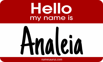 Hello my name is Analeia png download