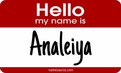 Hello my name is Analeiya png download