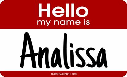 Hello my name is Analissa png download