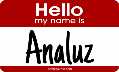Hello my name is Analuz png download