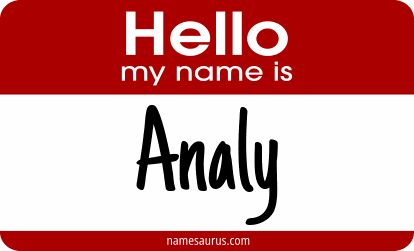 Hello my name is Analy png download