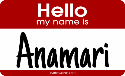 Hello my name is Anamari png download