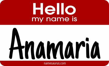 Hello my name is Anamaria png download