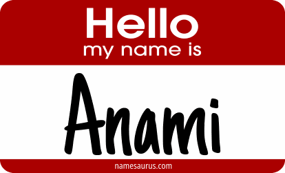 Hello my name is Anami png download