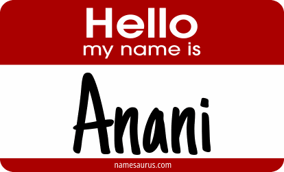 Hello my name is Anani png download