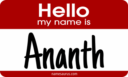Hello my name is Ananth png download
