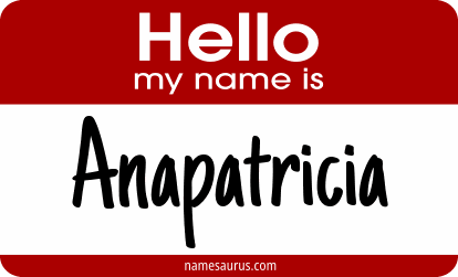 Hello my name is Anapatricia png download