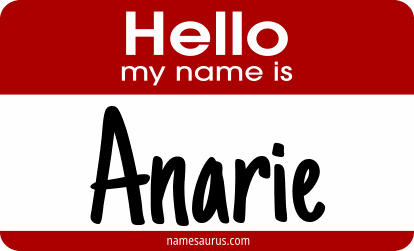 Hello my name is Anarie png download