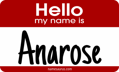 Hello my name is Anarose png download