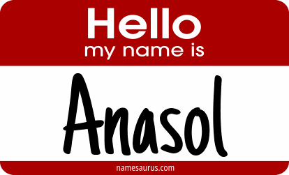 Hello my name is Anasol png download