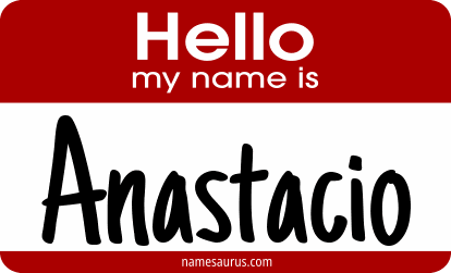 Hello my name is Anastacio png download